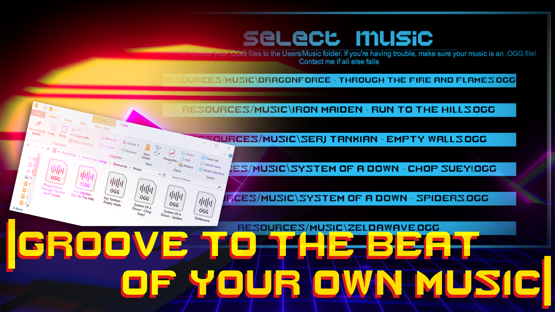 Groove to the beat of your own music